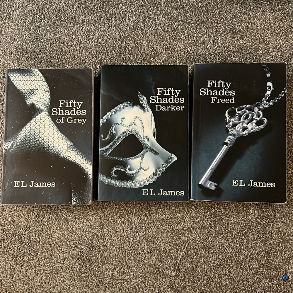 FIFTY SHADES GREY, DARKER AND FREED BOOKS